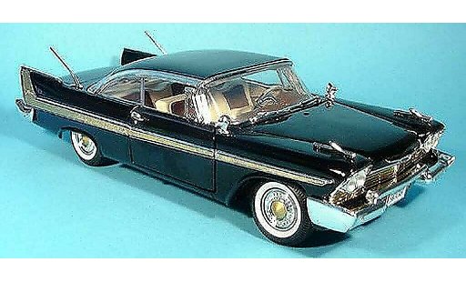 Plymouth Fury Base 1/18 Motormax negro 1958 coche miniatura