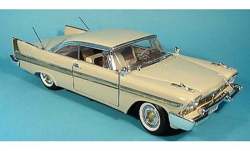 Plymouth Fury Base 1/18 Motormax beige 1958 coche miniatura