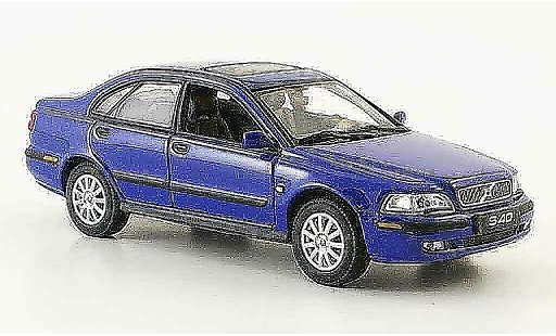Volvo S40 Base 1/43 Minichamps azul 2000 coche miniatura