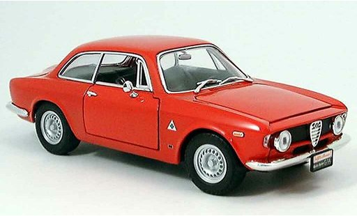 Alfa Romeo Giulia sprint gta 1/18 Yat Ming 1300 rojo 1963 coche miniatura