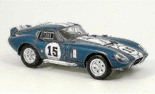 Shelby Daytona Coupe Base 1/18 Yat Ming azul 1965 coche miniatura