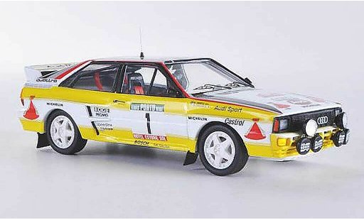 Audi Quattro rallye 1/43 Trofeu No.1Team HB H.Mikkola / A.Hertz Rally de Portugal 1984 coche miniatura