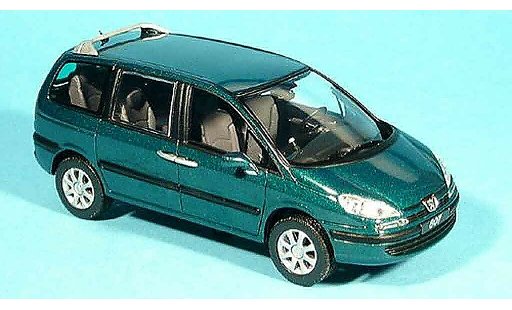 Peugeot 807 Base 1/43 Norev verde 2002 coche miniatura