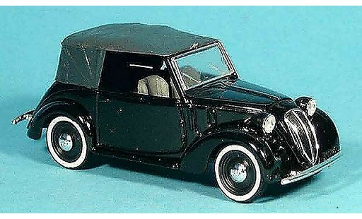 Fiat 1100 508C 1/43 Brumm Descapotable (508 C) negro coche miniatura