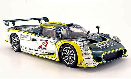 Lotus Elise GT1 1/18 Sun Star benetton helsinki gp nr. 23 1999 coche miniatura