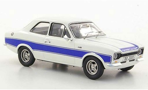 Ford Escort RS 2000 1/43 Trofeu MkI blanco/azul RHD coche miniatura