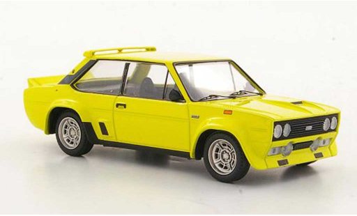 Fiat 131 Abarth 1/43 Trofeu amarillo coche miniatura