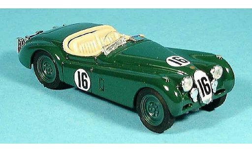 Jaguar XK 120 1/43 Brumm le mans no. 16 verde coche miniatura