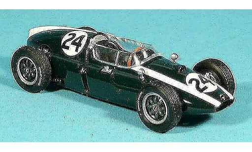 Cooper T51 course 1/43 Brumm No.24 J.Brabham ganador GP Monaco 1959 coche miniatura