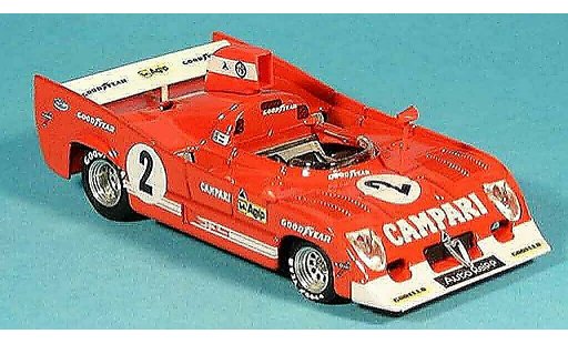 Alfa Romeo 33.3 tt12 1/43 Brumm 1975 tt 12 no.2 pescarolo bell ganador 1000 km spa coche miniatura