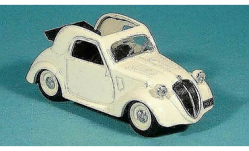 Simca 5 Decapotable 1/43 Brumm blanco techo plegable 196 coche miniatura