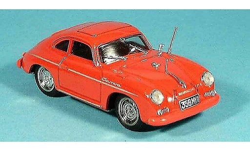 Porsche 356 1952 1/43 Brumm Coupe Carrera rojo coche miniatura