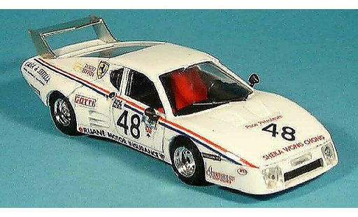 Ferrari 512 BB LM 1/43 Brumm no.48 scuderia rosso le mans 1981 coche miniatura