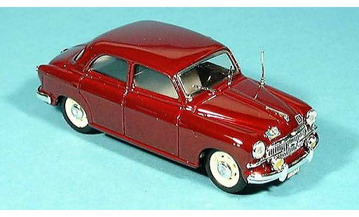 Fiat 1400 Police 1/43 Brumm B rojo Zivilstreife 1956 coche miniatura