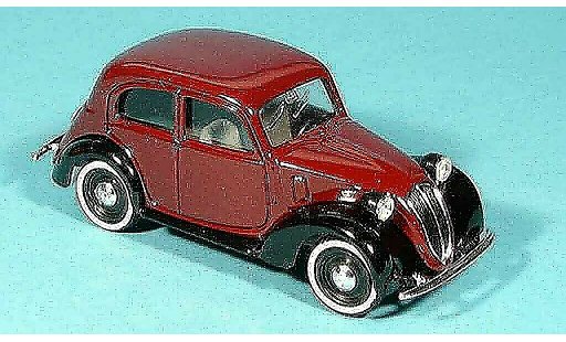 Fiat 1100 508C 1/43 Brumm ( .) Bicolore weinrot negro coche miniatura