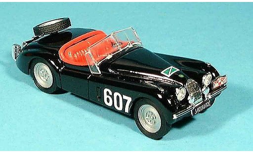 Jaguar XK 120 1/43 Brumm alpenrallye no. 607 coche miniatura