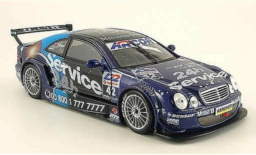 Mercedes Classe CL DTM 1/18 Maisto K service 24 no. 42 2001 coche miniatura