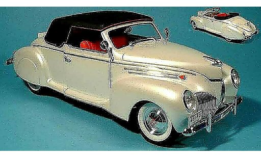 Lincoln Zephyr Base 1/18 Signature blanco 1939 coche miniatura