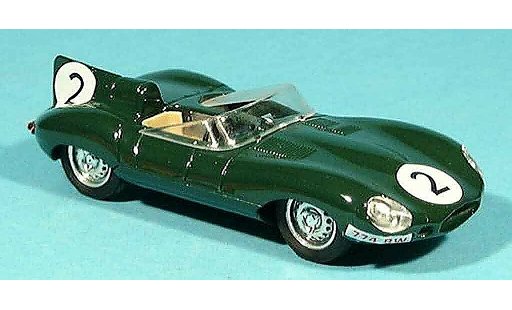 Jaguar D-Type 1956 1/43 Brumm le mans no. 2 paul frere coche miniatura