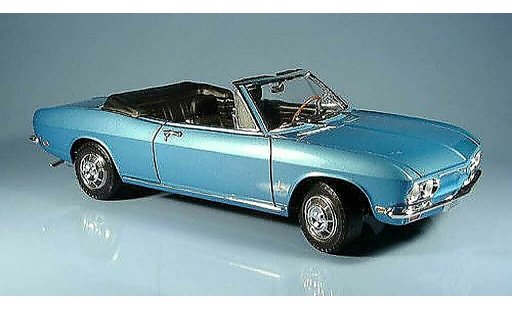 Chevrolet Corvair Coupe 1/18 Yat Ming monza azul 1969 coche miniatura