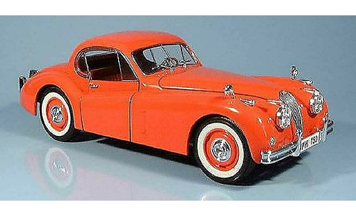 Jaguar XK 120 1/18 Signature rojo naranja 1949 coche miniatura