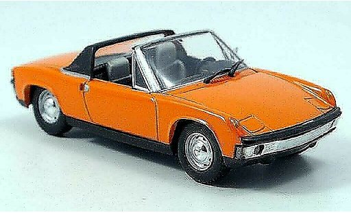 Porsche 914 Base 1/43 Solido Targa naranja 1969 coche miniatura