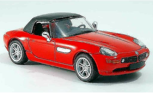 Bmw Z8 roadster 1/43 Solido rojo cerrado 1999 coche miniatura
