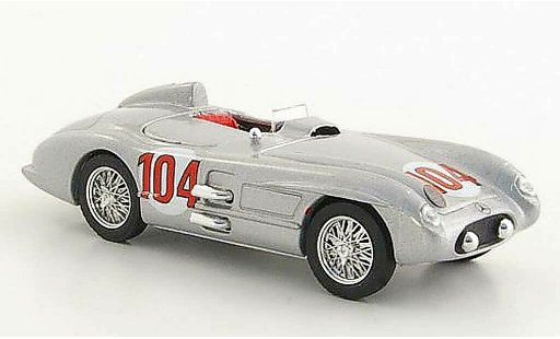 Mercedes 300 Base 1/43 Brumm No.104 Moss / Collins Targa Florio 1955 coche miniatura
