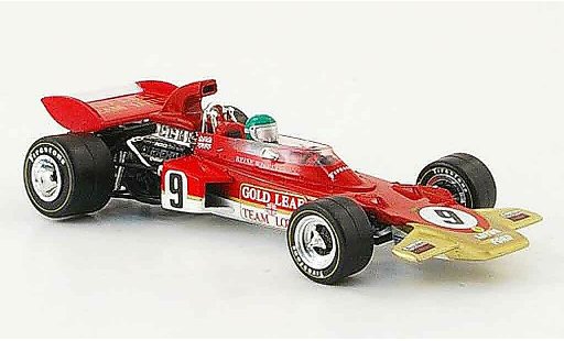 Lotus 72 Base 1/43 Quartzo no.9 or leaf r.wisell gp Alemania 1971 coche miniatura