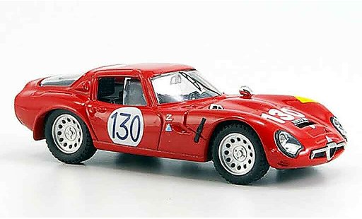 Alfa Romeo Giulia TZ2 1/43 Best no.130 bianchi bussinello targa florio 1966 coche miniatura