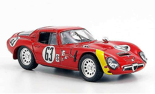 Alfa Romeo Giulia TZ2 1/43 Best no.63 geki andrey 12h sebring 1966 coche miniatura