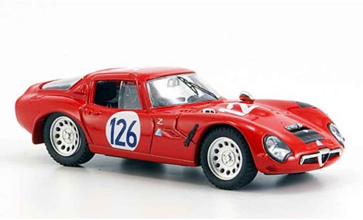 Alfa Romeo Giulia TZ2 1/43 Best no.126 pinto todaro targa florio 1966 coche miniatura