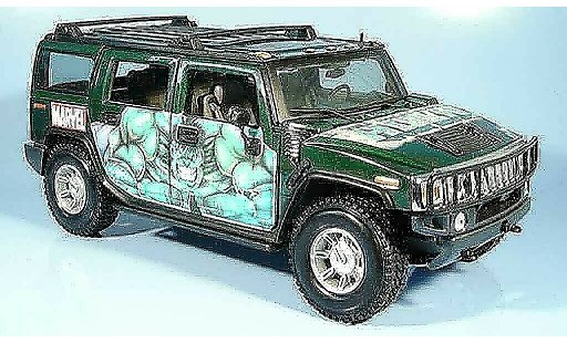 Hummer H2 Base 1/18 Maisto suv hulk coche miniatura