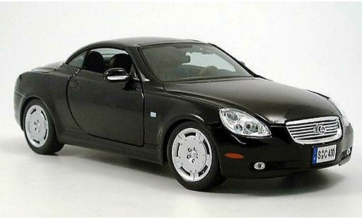 Lexus SC 430 1/18 Maisto noir toit ferme 2002 coche miniatura