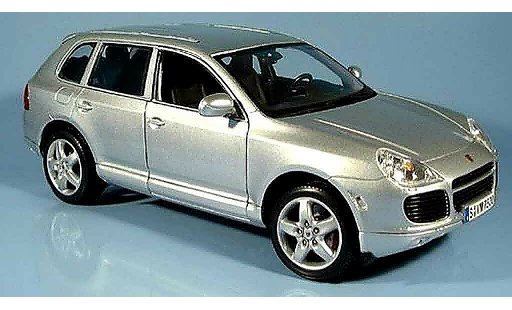 Porsche Cayenne Turbo 1/18 Maisto gris 2003 coche miniatura