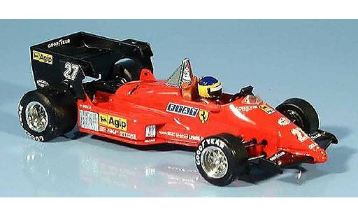 Ferrari 126 C4 1/43 Brumm g.p. belgien m. alboreto coche miniatura