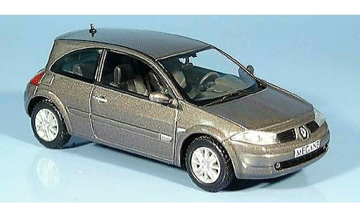 Renault Megane Base 1/43 Norev gris 2003 coche miniatura