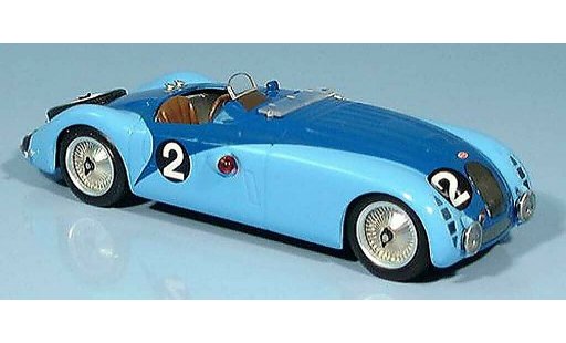 Bugatti 57 G (course) 1/43 IXO ganador Le Mans J.P.Wimille - R. Benoist 1937 coche miniatura