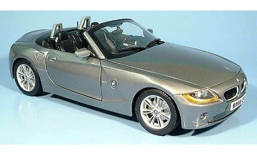 Bmw Z4 roadster 1/18 Ricko E85 gris 2002 coche miniatura
