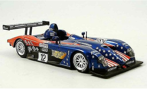 Panoz LMP01 Le Mans 1/43 IXO No 12 Jeannette Donohue Auberlen Le Mans 2002 coche miniatura