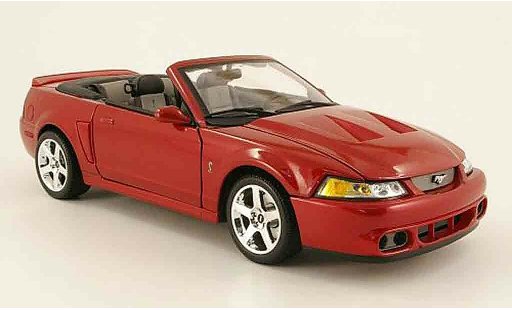 Ford Mustang 2003 1/18 Maisto svt cobra convertible rojo coche miniatura
