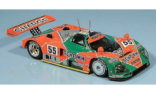 Mazda 787B Base 1/43 IXO Weidler-Herbert-Gachot ganador Le Mans 1991 coche miniatura