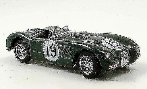 Jaguar C-Type Course 1/43 Brumm no.19 whitehead stewart vierter le mans 1953 coche miniatura