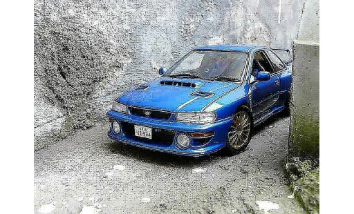 Subaru Impreza 22B 1/18 Autoart jantes coche miniatura