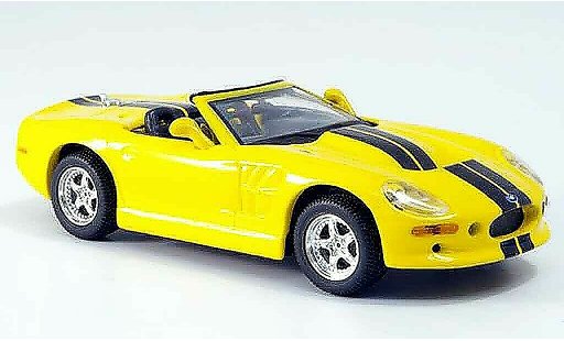 Shelby Series 1 Base 1/43 Maxi Car amarillo coche miniatura