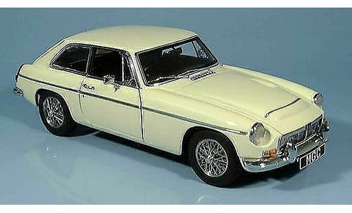 MG B GT 1/18 Autoart coupe creme coche miniatura