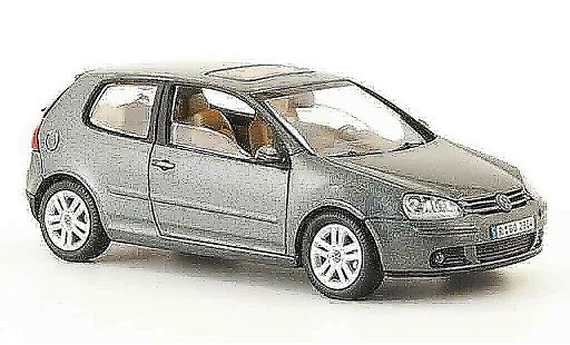 Volkswagen Golf Base 1/43 Schuco gris verde 3 portes 2003 coche miniatura