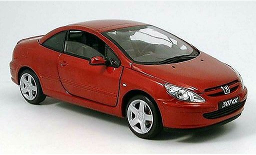 Peugeot 307 CC 1/18 Solido rojo 2003 coche miniatura