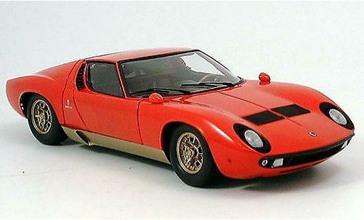 Lamborghini Miura P400 1/18 Kyosho rojo 1974 coche miniatura