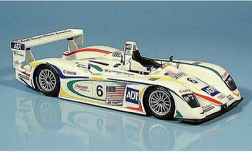 Audi R8 LMP course 1/43 Minichamps 2003 LeMans Pirro Lehto Johansson coche miniatura